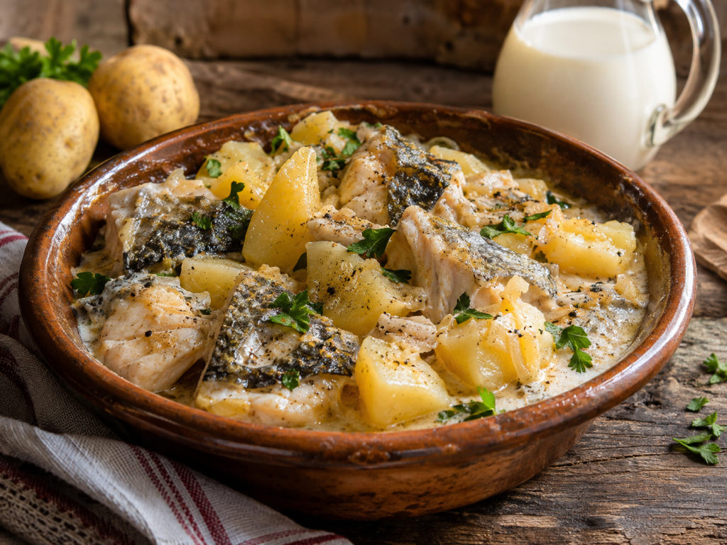 Tapulone di carpa con patate e latte, ricetta del territorio dei laghi