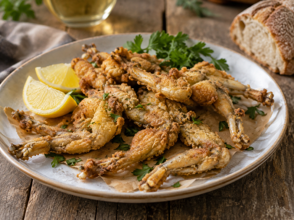 Rane fritte alla novarese, preparazione tradizionale delle risaie