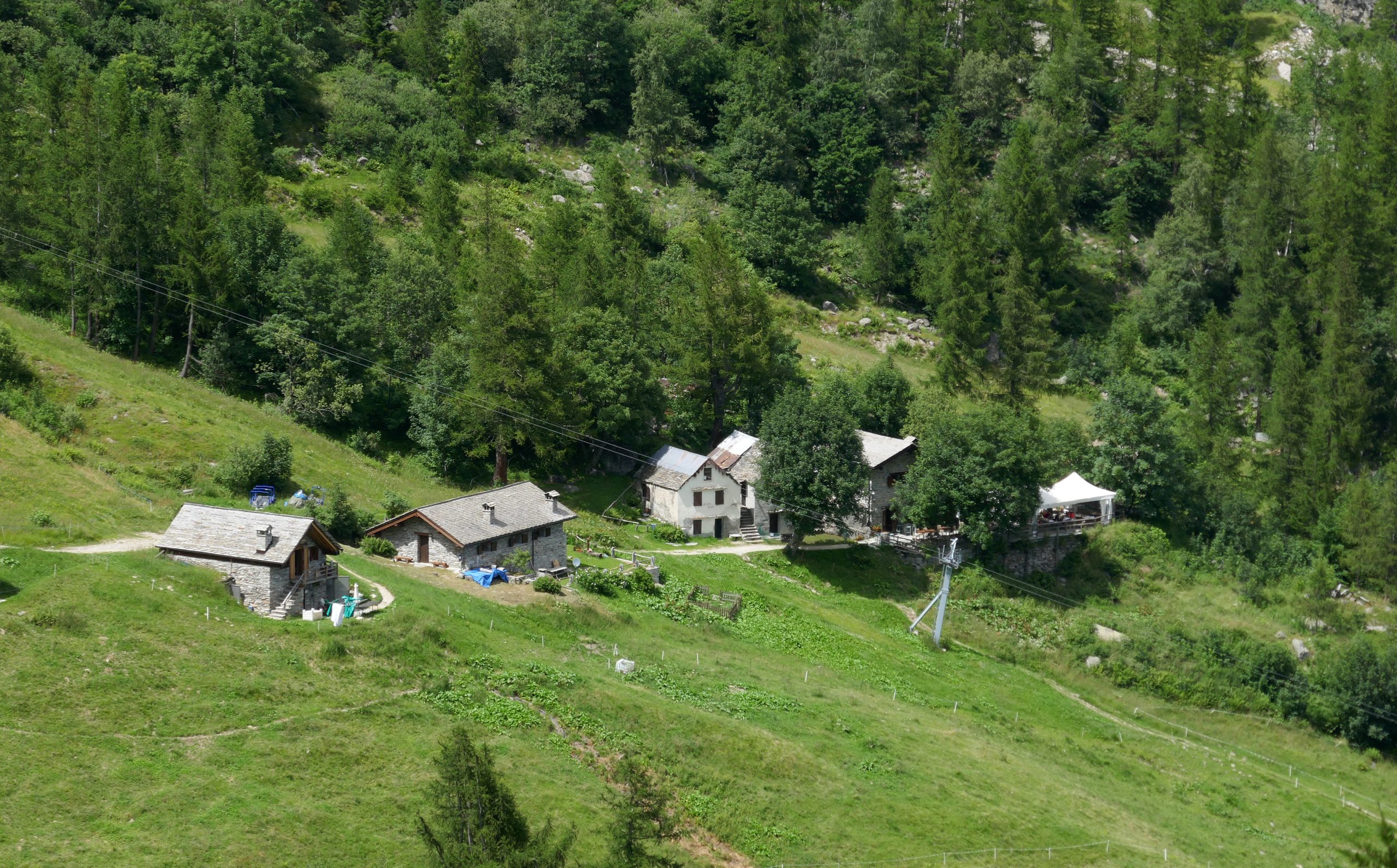 Agriturismo all'Alpe Burki, dove nasce la toma walser