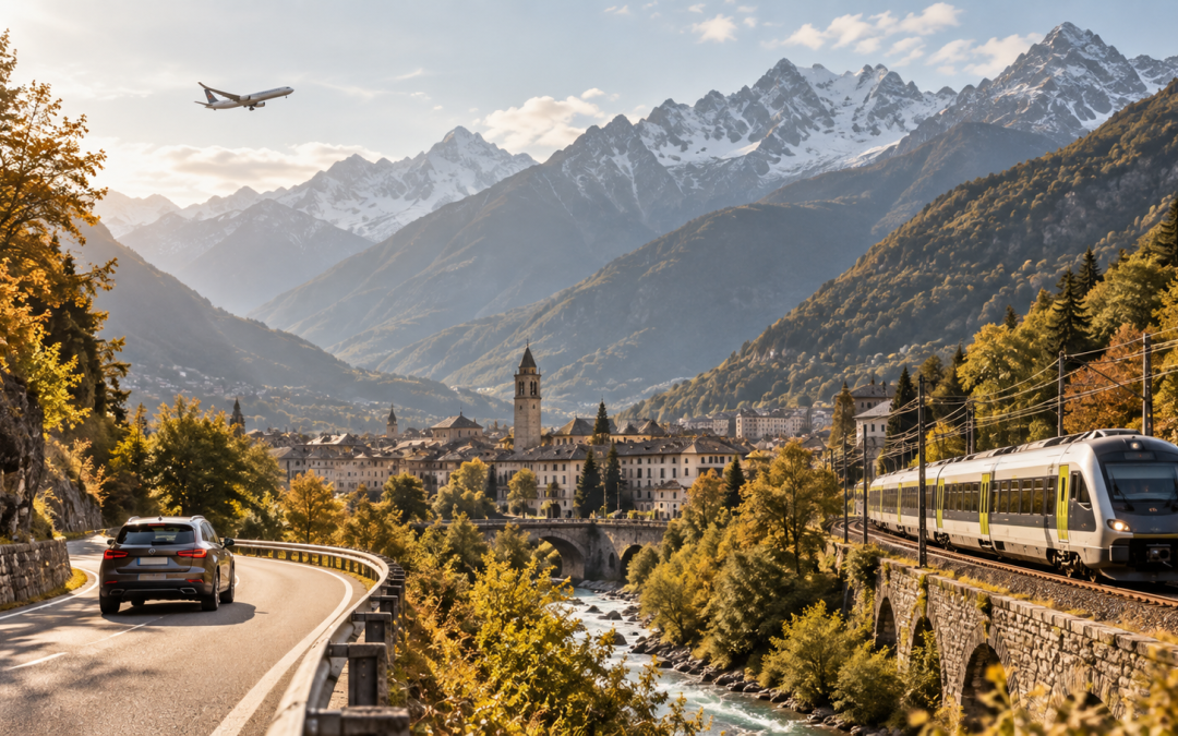 Cómo llegar al Valle de Ossola: tren, coche y avión