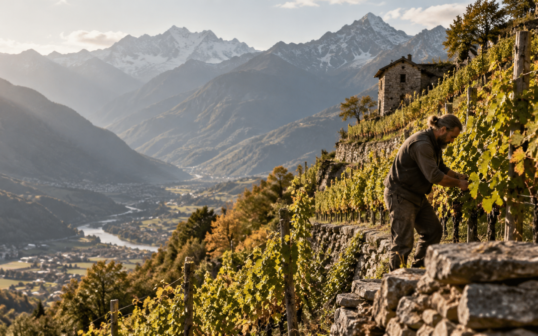 Viticultura alpina en Val d’Ossola: prácticas, estaciones y desafíos de la montaña